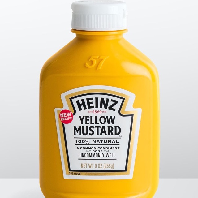 Heinz Yellow Mustard, 20 oz Bottle 