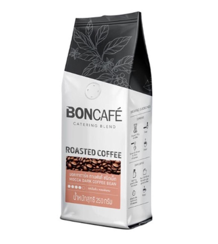 BonCafe Roasted Coffee - Mocca Dark Coffee Bean 250g - ZingStreet Co.,Ltd